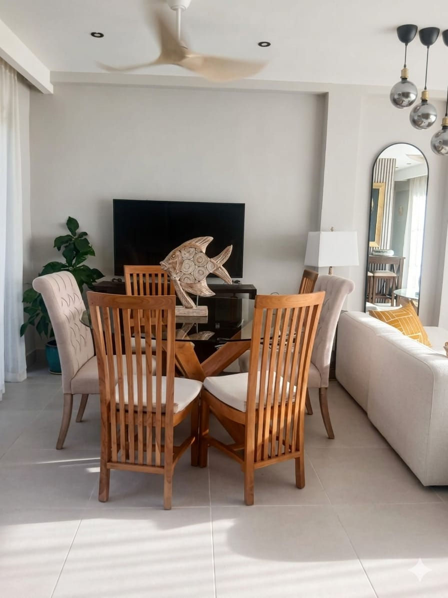 Miniatura: Luxury 3-Bedroom Villa in Vista Cana  | Home with Terrace & European Furnitures