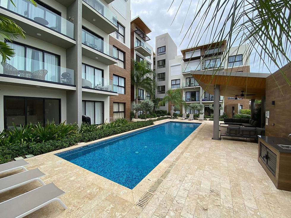Miniatura: Fully Furnished 1-Bedroom Apartment for Rent in Canamar ,las Canas Cap Cana