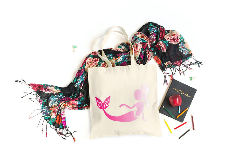 Thumbnail: PAINTABLE CANVAS TOTE KIT