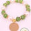 Thumbnail: Green Pearl Bracelet - Add your text