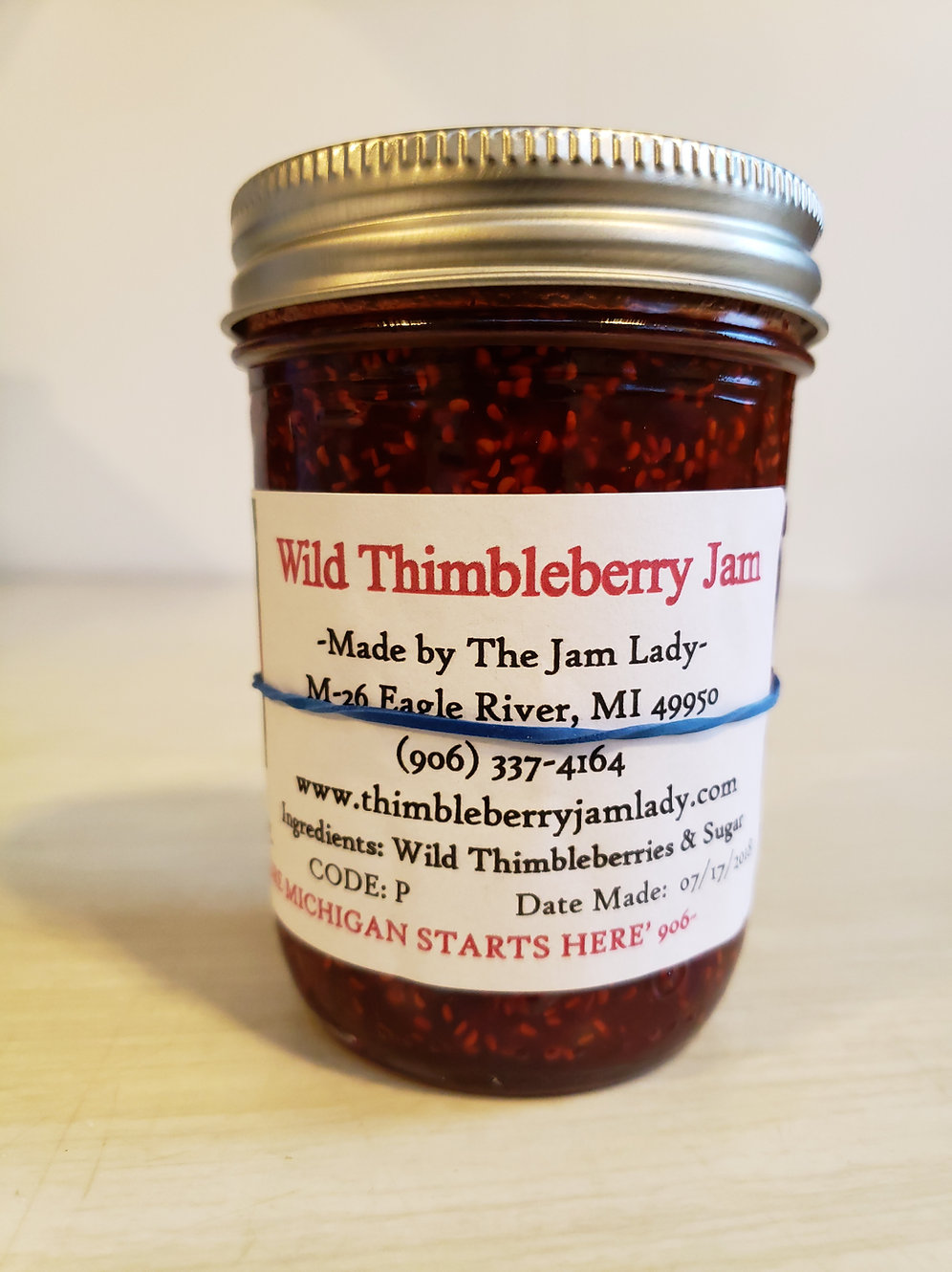 Wild Thimbleberry Jam The Jam Lady
