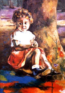 Bimba nel Giardino