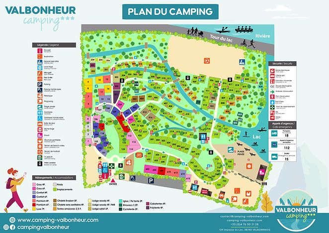PLAN Camping Valbonheur