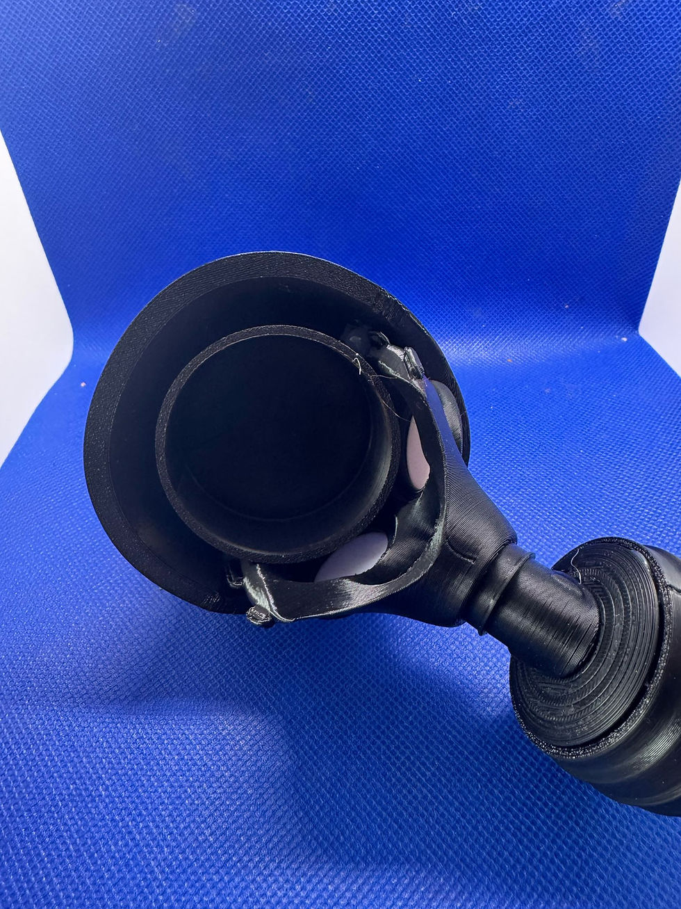 Thumbnail: 3d printed Funny Tow Ball Covers – Gas Mask, Grenade, Piston & More – Quirky Car