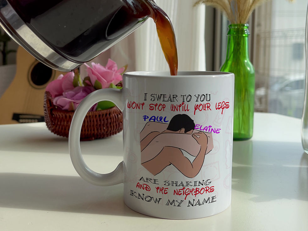 Thumbnail: Rude but true Personalized Gift For Couple Mug - I Swear To You i wont stop, Fun
