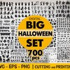 Halloween SVG PNG Bundle | 700+ Halloween Designs | Cricut Silhouette Cut Files