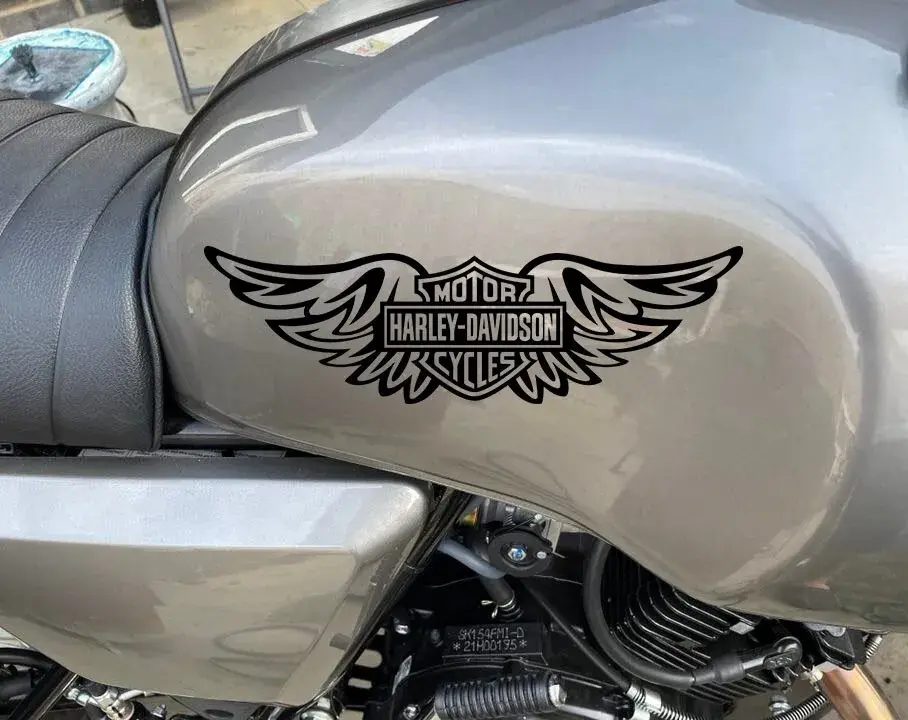 Thumbnail: Harley Davidson Decal Motorcycle Logo bike/car/ Truck Rear Window Bumper Sticker
