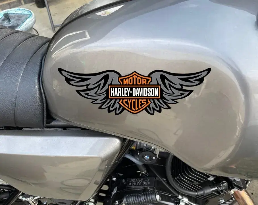 Thumbnail: Harley Davidson Decal Motorcycle Logo bike/car/ Truck Rear Window Bumper Sticker