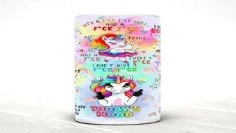 Unicorn F-Bomb Mug
