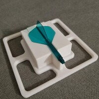 Dart Flight Holder STL | Dart Storage Stand 3D Print File | Darts Accessory STL