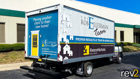 Box Truck Wraps- REV2 Design (The Rob Ellerman Team Realty)