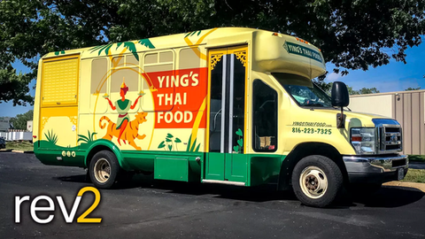 FOOD TRUCK WRAPS- Yings Thai Food