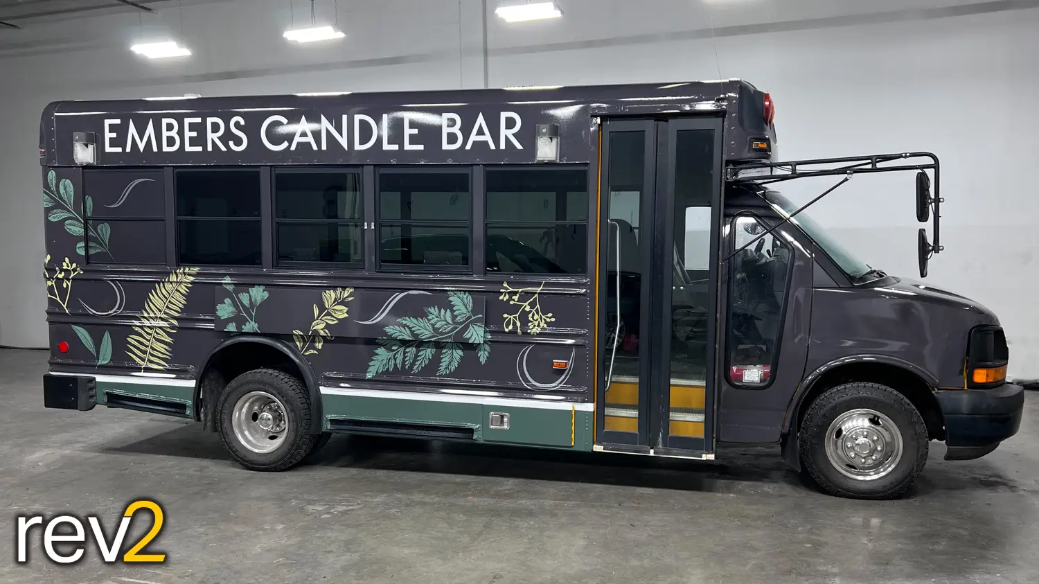 Bus Graphic Wraps in Kansas City- REV2 Design (Ember Candle Bar)