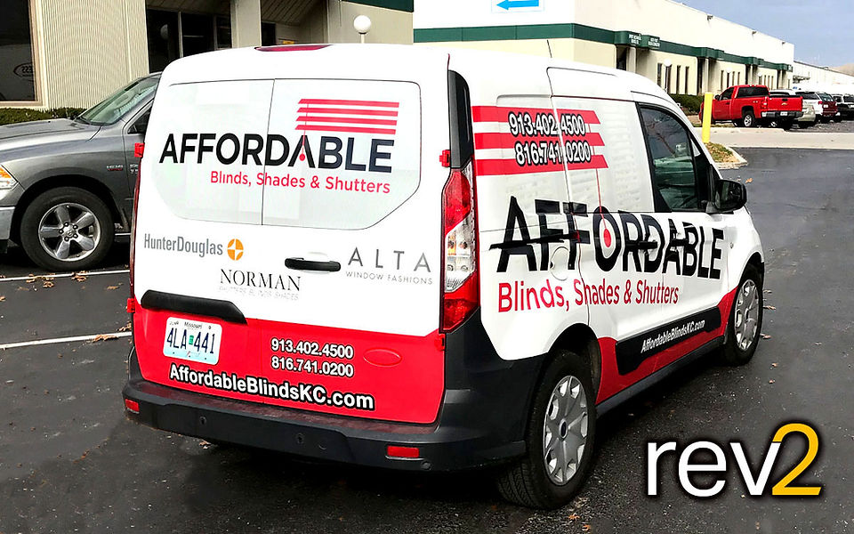 Transit Connect Wrap- REV2 Design (Affordable Blinds)