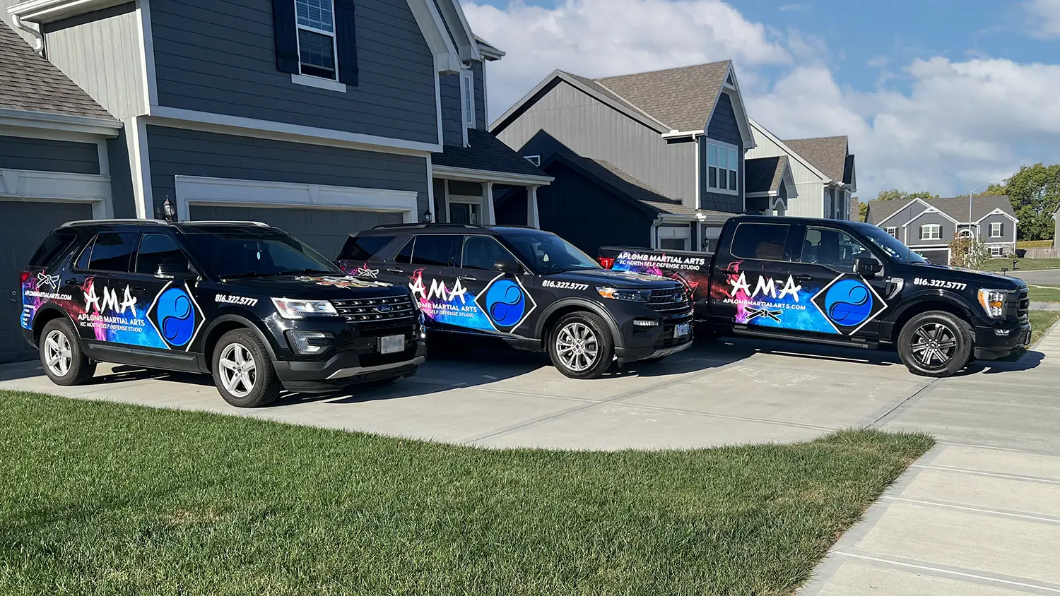 Fleet Graphic Kansas City- REV2 Design (APLOMB Martial Arts in Kansas City North)