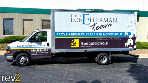 Box Truck Wraps- REV2 Design (The Rob Ellerman Team Realty)