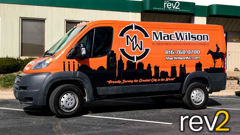 Promaster Graphic Wrap- REV2 Design (MacWilson Plumbing)