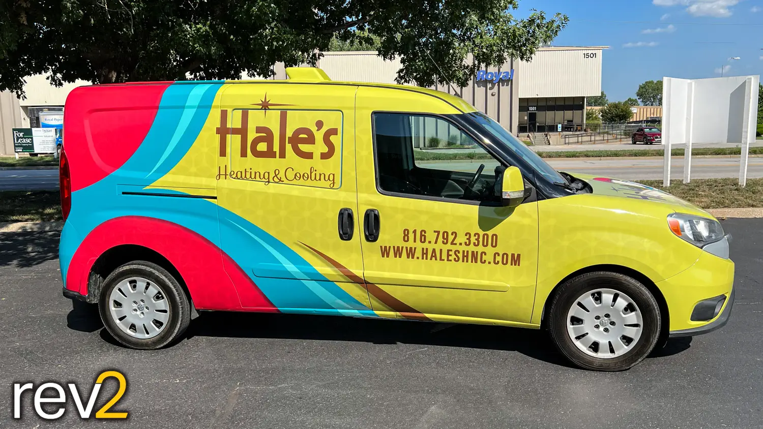 Prommaster Graphic Wrap in Kansas City- REV2 Design (Hales Heating and Cooling)