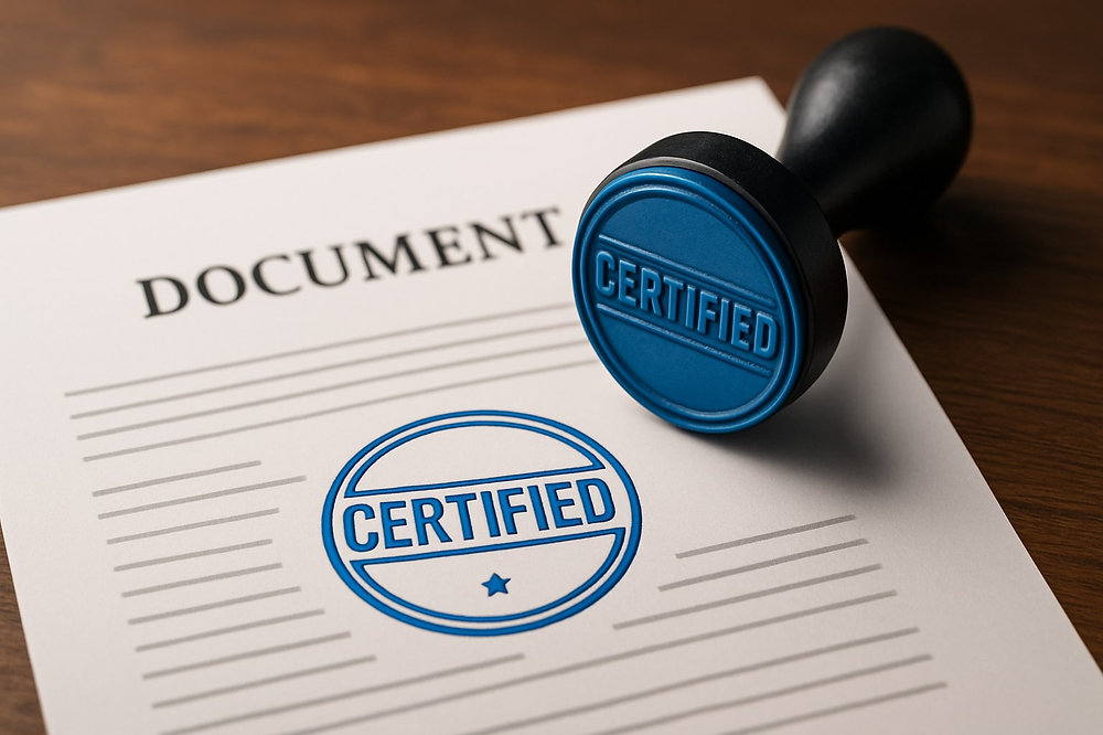 How to Get Your Document Certified: A Step-by-Step Guide 2025