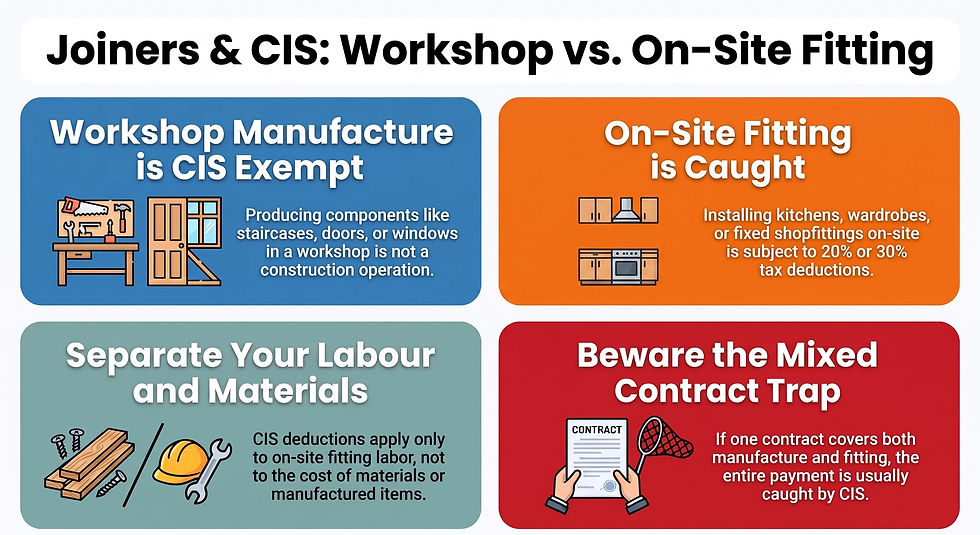 CIS For Joiners and Carpenters: Workshop Manufacture Vs On-Site Fitting 