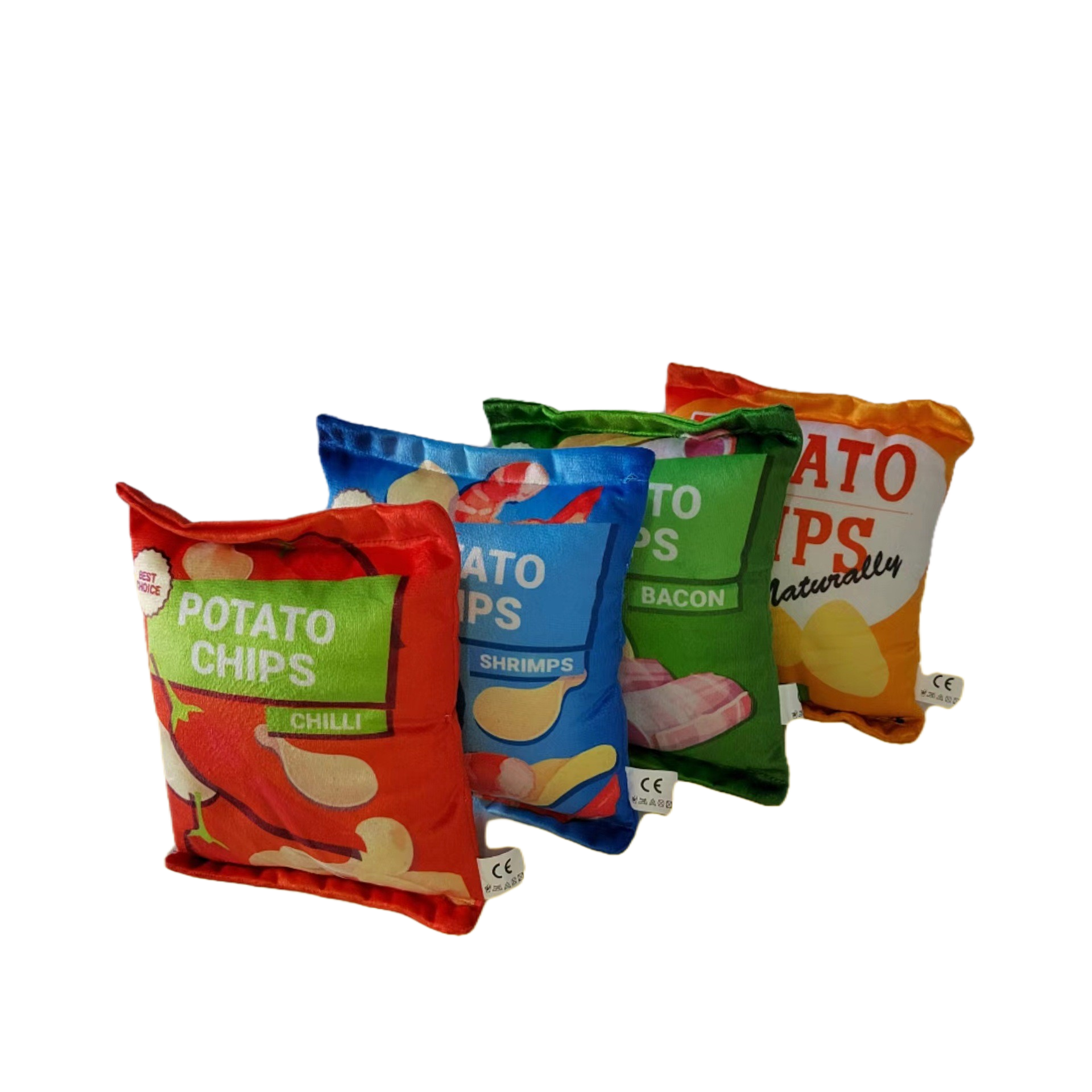 Pet paper sound-making toy potato chips
