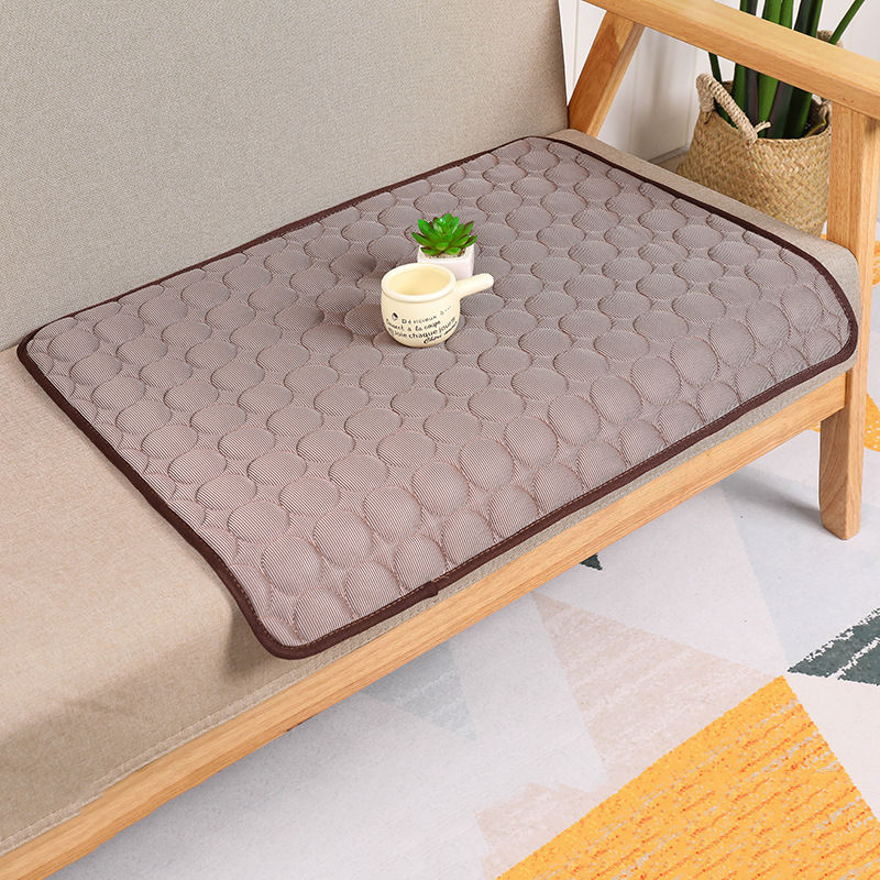 Thumbnail: Pet Cooling Mat Ice Silk Summer Bed