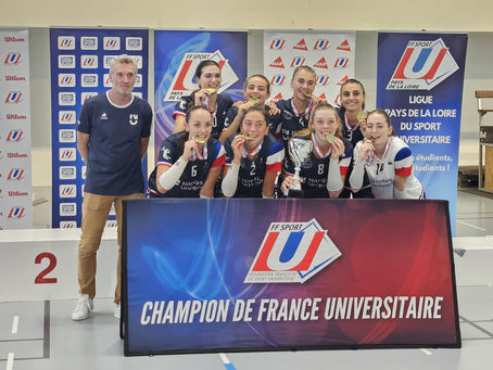 L’équipe universitaire de Nantes sacrée championne de France !