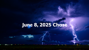 June 8, 2025 - Massive Hail and Lightning in Texas