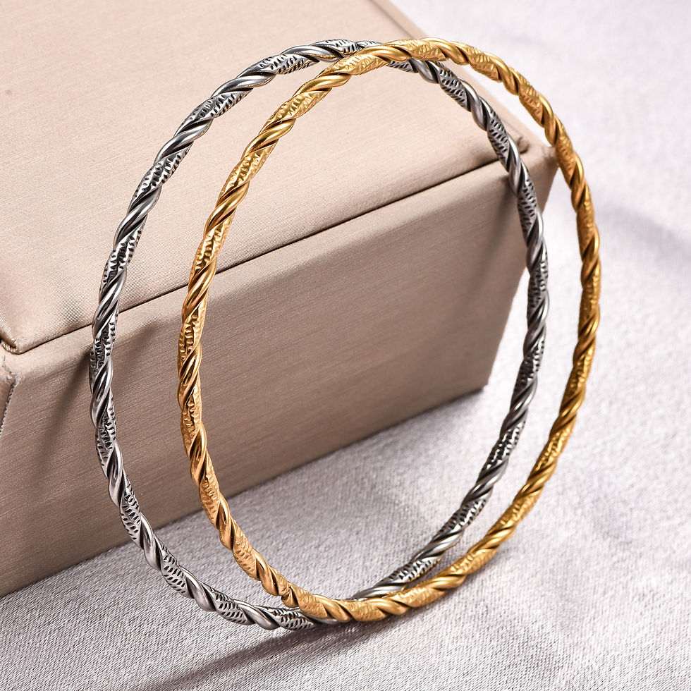 Thumbnail: Minimalist Stainless Steel Bangle