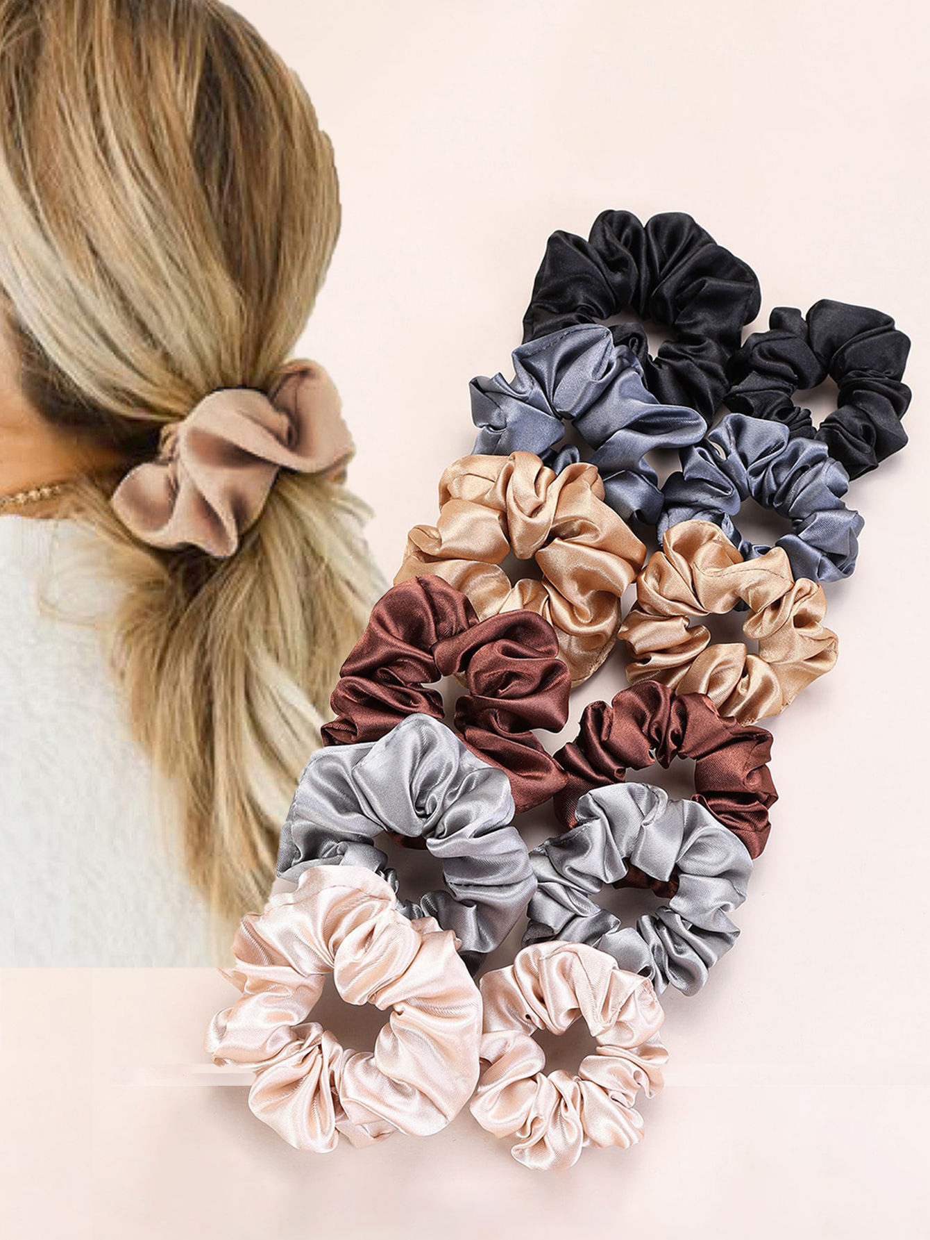 Satin Scrunchie Collection
