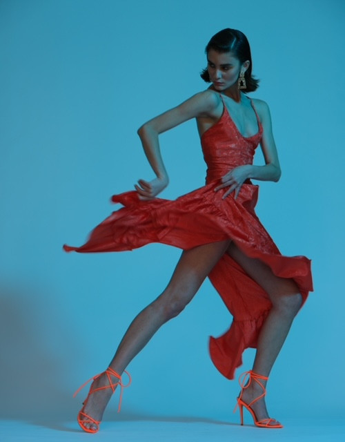 Thumbnail: TANGO SILK SLIP DRESS