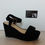 Thumbnail: BLACK VELVET WEDGE