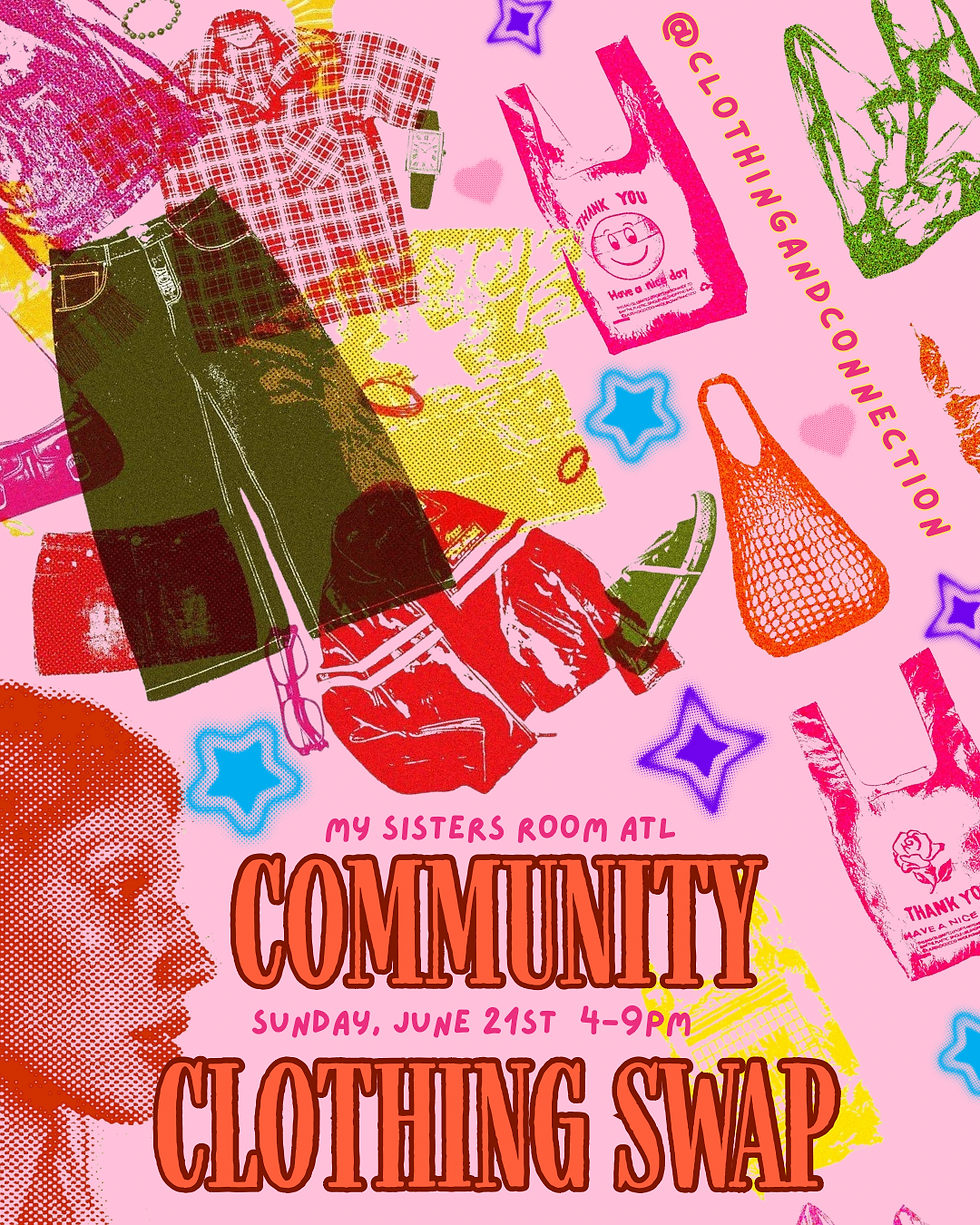 6/21 SUN 4-9PM CLOTHING SWAP