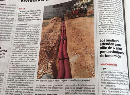 Los medios de comunicación locales y regionales se hacen eco del proyecto urbanístico para Yecla pro