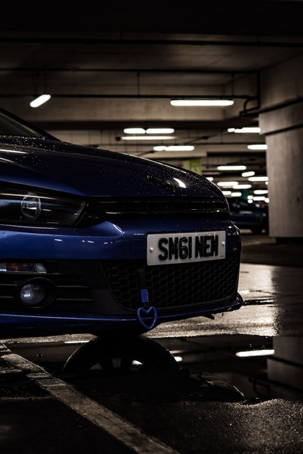 Volkswagen Scirocco Photoshoot In Shopping Centre Car Park