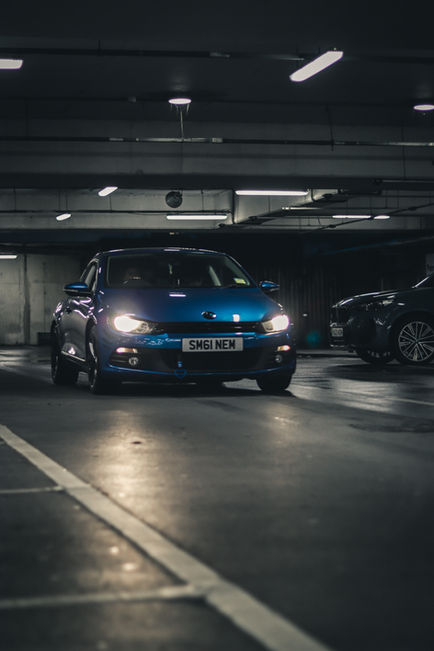 Volkswagen Scirocco Photoshoot In Shopping Centre Car Park