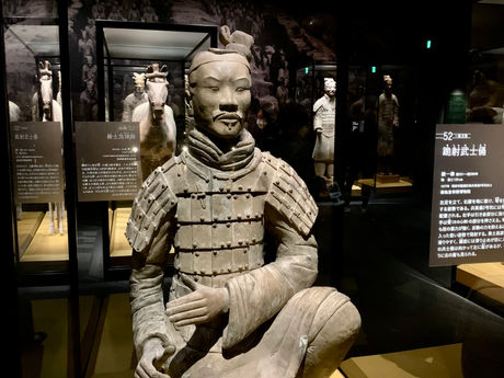上野の森美術館で兵馬俑を見る! 2022/12/27
