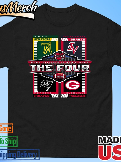 VenusMerch - Official 2024 OHSAA Football Division IV State Semifinals The Four T-shirts