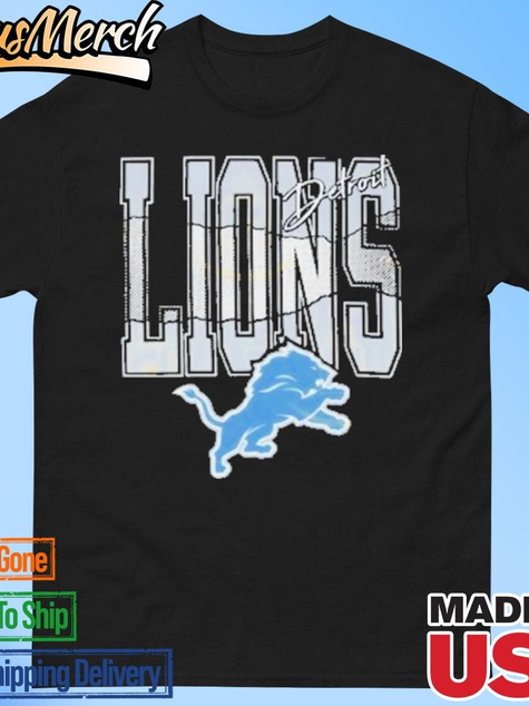 VenusMerch - Official Detroit Lions Football Logo Design Unisex T-shirts