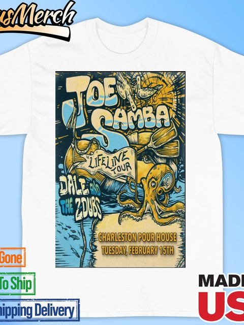 VenusMerch - Official Joe Samba 2-15-2025 The Charleston Pour House Poster T-shirts