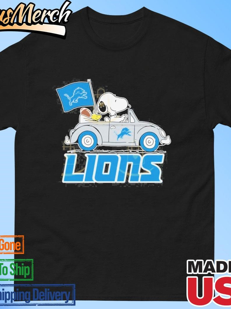 VenusMerch - Official Detroit Lions x Snoopy Unisex T-shirts