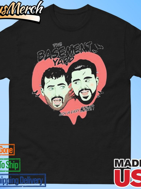 VenusMerch - Official Joe Santagato Studios Spooky Season Basement Yard Black Shirt