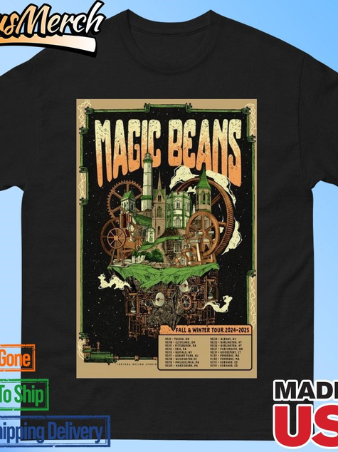 VenusMerch - Official Magic Beans Fall & Winter Tour 2024-2025 Poster Shirt
