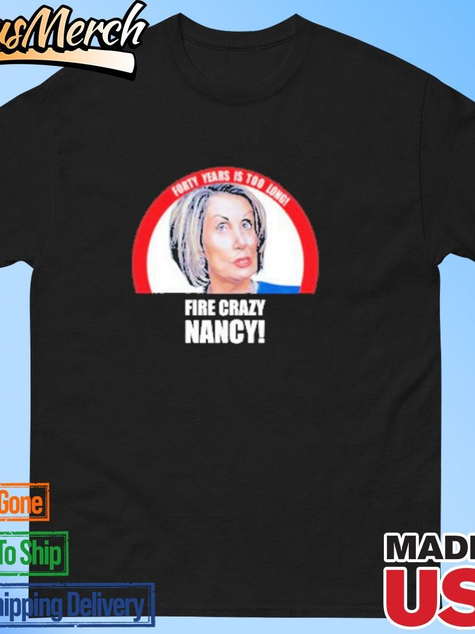 VenusMerch - Official Bruce Lou Forty Years Is Too Long Fire Crazy Nancy Shirt