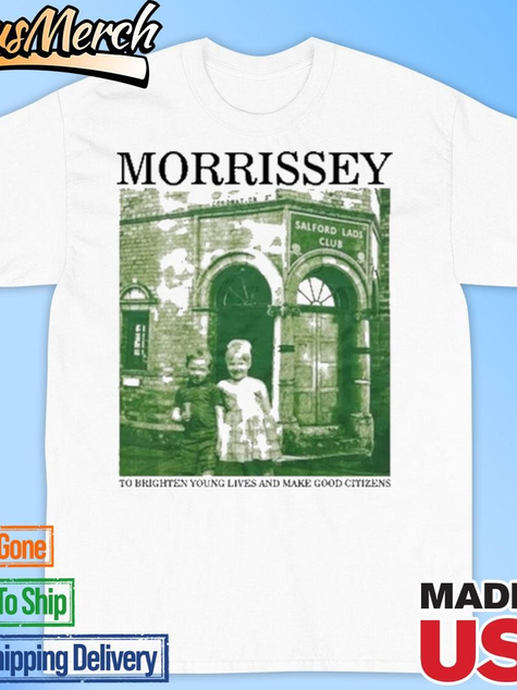 VenusMerch - Official Morrissey To Brighten Young Lives And Make Good Citizens T-shirts