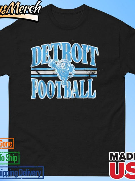 VenusMerch - Official Detroit Lions Football Logo Unisex T-shirts