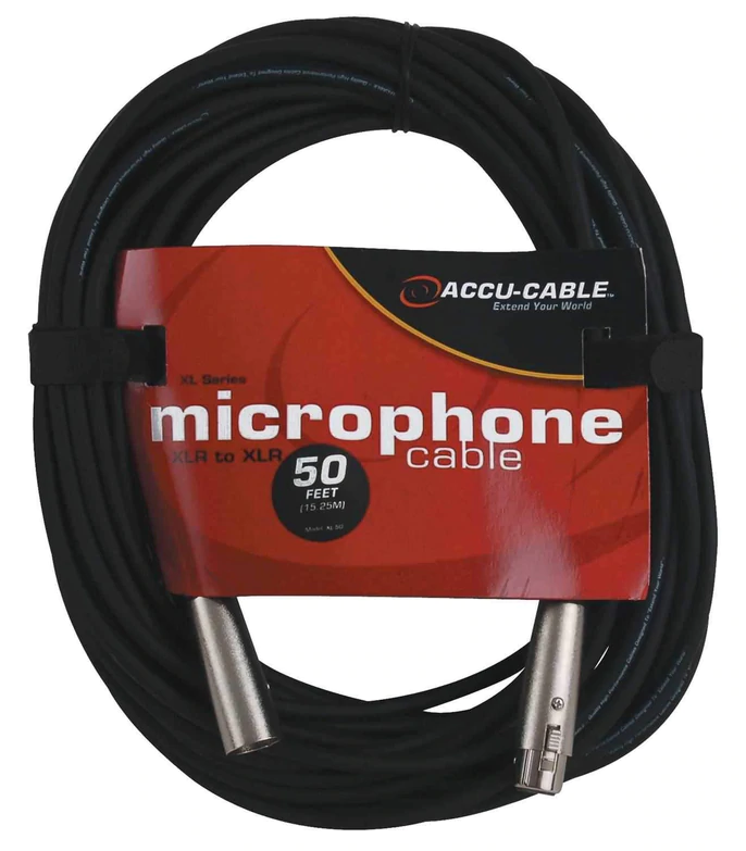Accu Cable XL50A Audio Cable 50 ft
