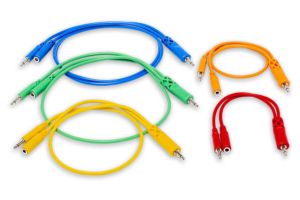 Thumbnail: Hosa CMM-500Y-MIX Hopscotch Patch Cables