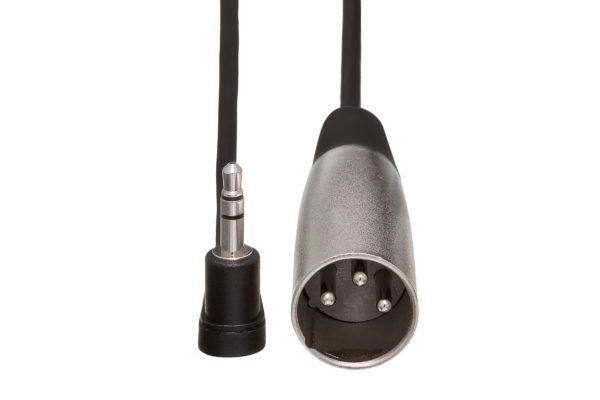 Hosa XVM-105M 5Ft. Right Angle 1/8-Inch to XLR (M) Cable