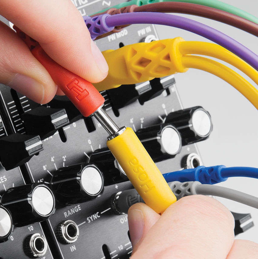 Thumbnail: Hosa CMM-500Y-MIX Hopscotch Patch Cables